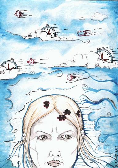 Die Zeit reit tiefe Lcher